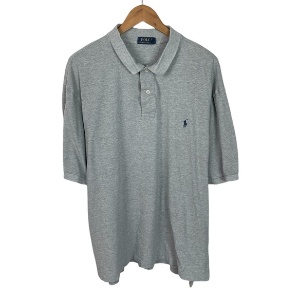 PO810 Men’s Polo Ralph Lauren Designer Preppy Short Sleeve Polo Shirt 2XLT Tall - Picture 1 of 3